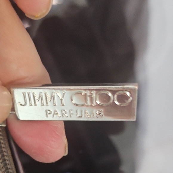 Jimmy Choo Gray and Silver Tote Bag Modern Design With Included Wallet - Picture 7 of 9